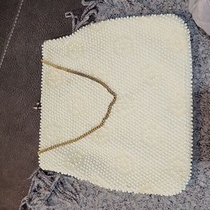 Vintage Lumured Corde Bead Bag